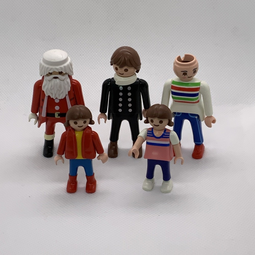 Playmobil Figures Lot of 5, Santa, Chimney Sweep,‎ Mother And 2 Children